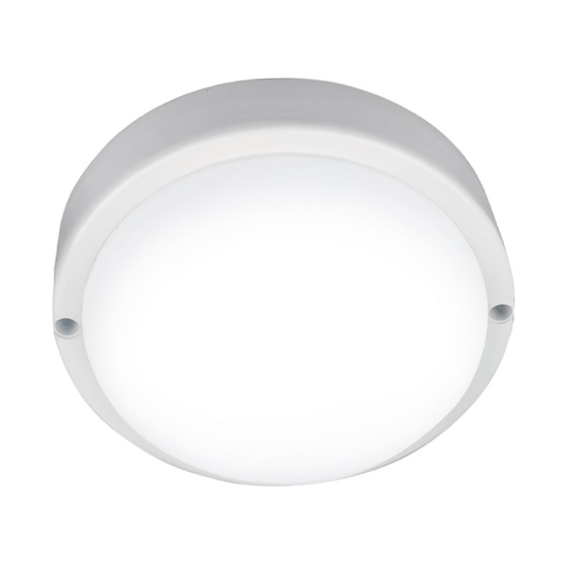 Светильник LED ЖКХ 15Вт, 6500К, 230В, IP65, краг, белый с датчиком
