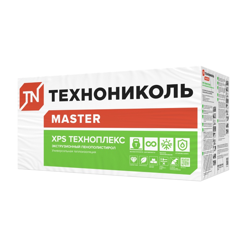 Пенополистирол экструдированный Технониколь Техноплекс 1200х600х20 мм, 20 шт