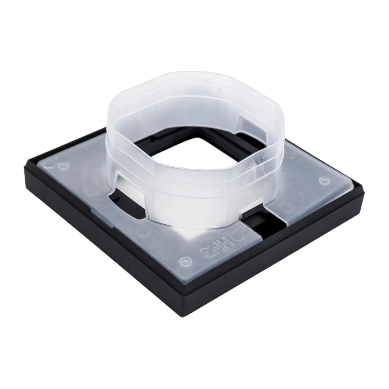 Рамка 1-постовая Atlasdesign Aqua ATN441001, IP44, карбон