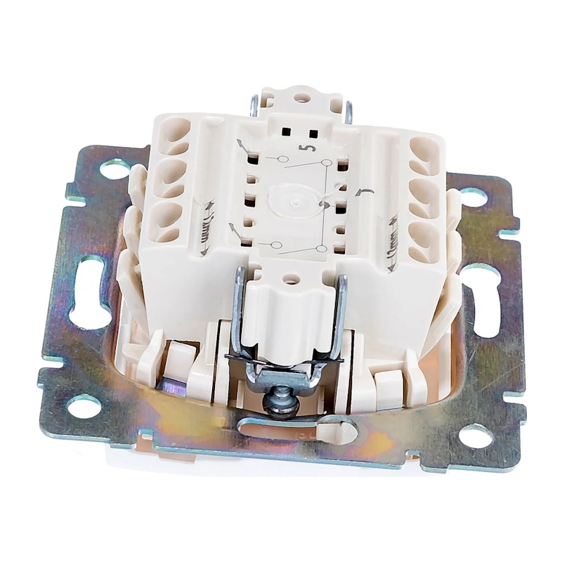 Выключатель с/у Valena 694265, 2 клавиши, б/инд, белый