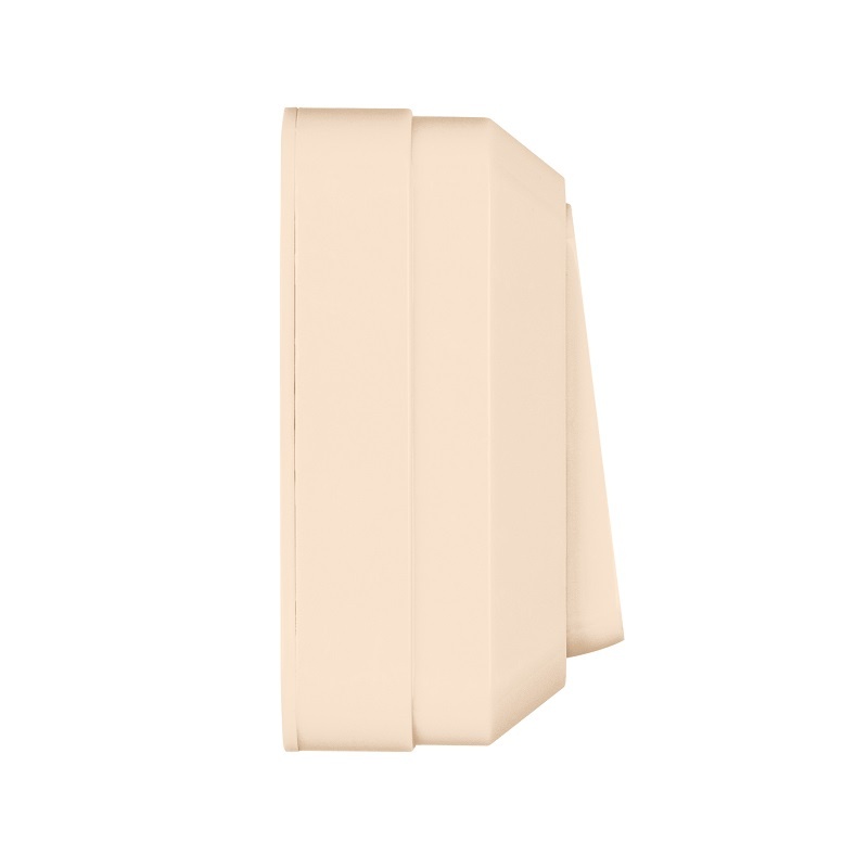 Выключатель о/у Ладога SQ1801-0004, 2 клавиши, б/инд, слоновая кость