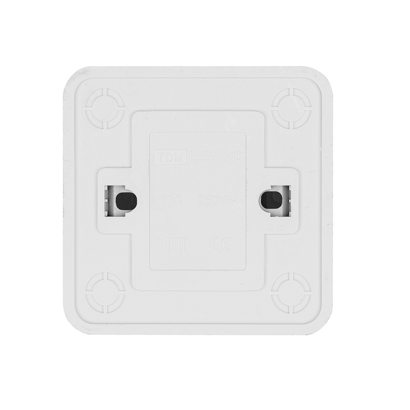 Выключатель о/у Ладога SQ1801-0003, 2 клавиши, б/инд, белый