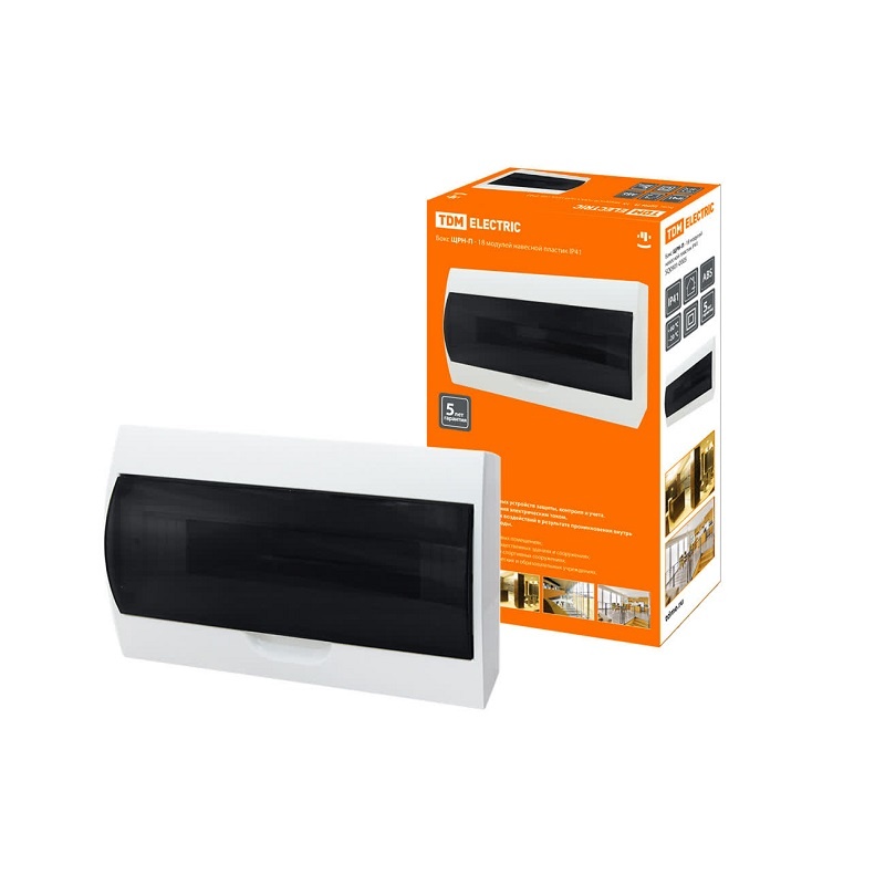 Щит распределительный навесной ЩРН-П-18, IP41, белый