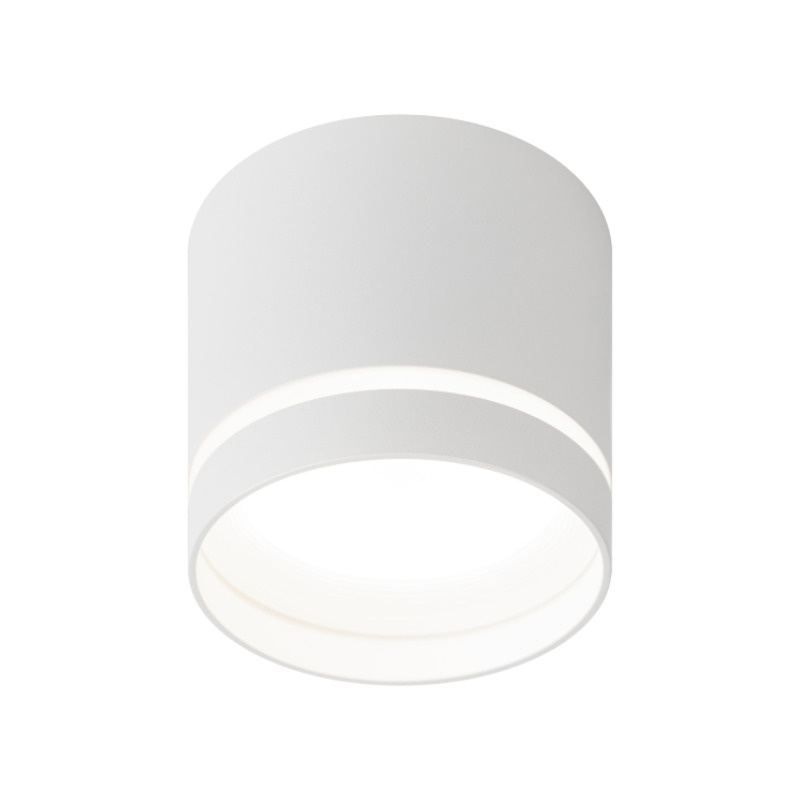 Светильник накладной под GX53, 12Вт, 230В, IP20, белый