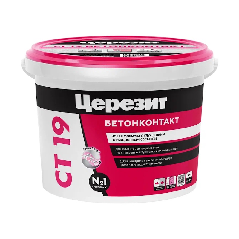 Грунтовка Бетонконтакт Церезит CT 19 (3 кг)