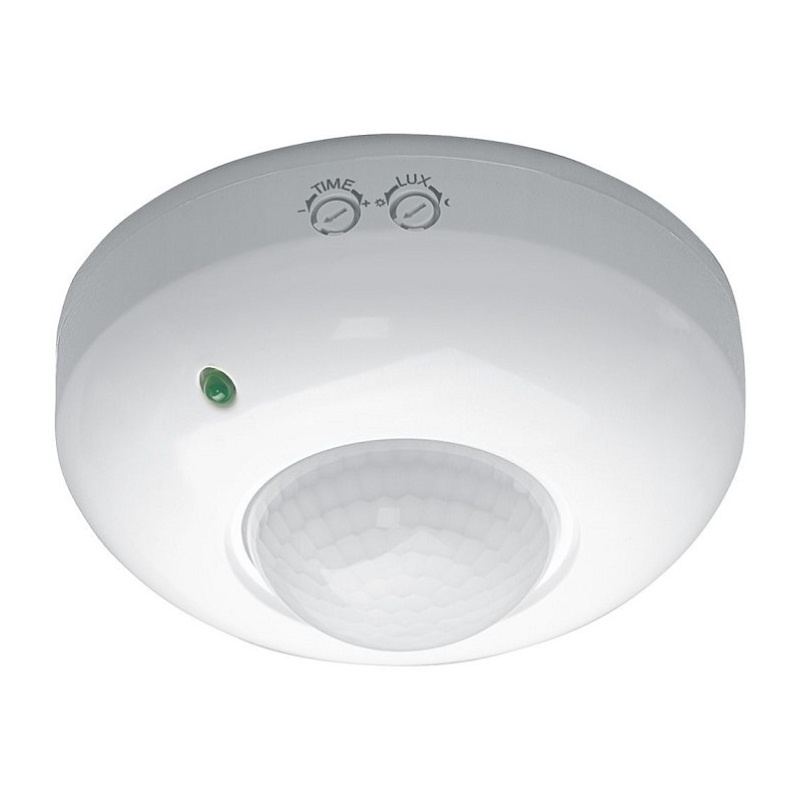 Датчик движения настенный d=6 м, 1200 Вт, 10-420 с