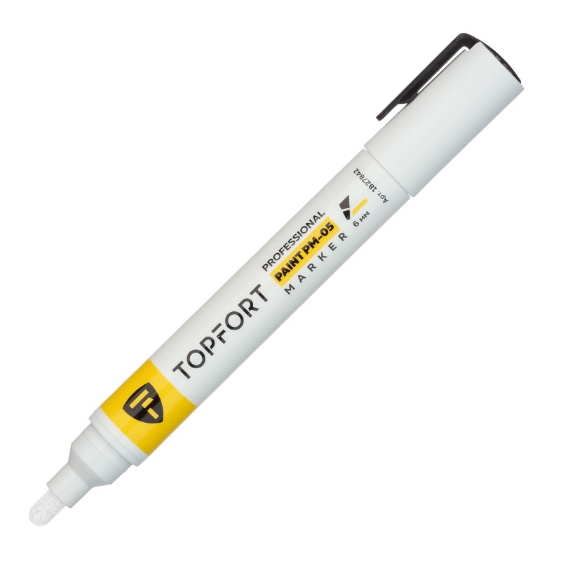 Маркер лаковый Topfort Paint белый 6 мм