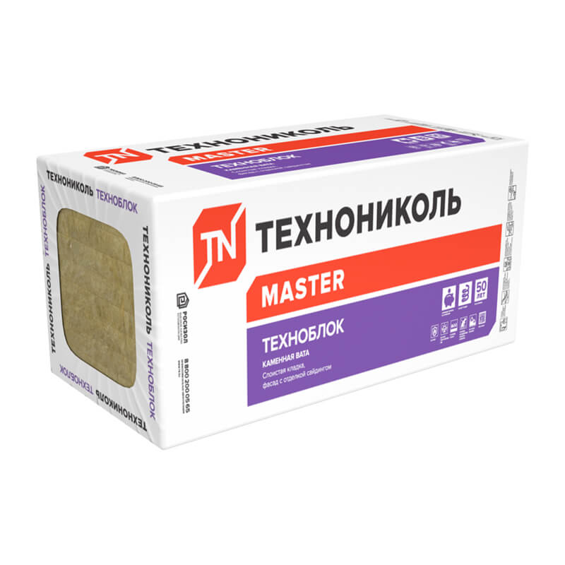 Утеплитель Технониколь Техновент Стандарт 1200х600х100 мм, 4 шт