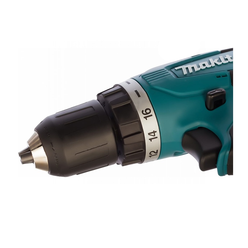 Дрель-шуруповерт Makita DF347DWE, 2 аккумулятора Li-ion (1,5Ач), 14,4V, 10 мм, 30 Нм, кейс