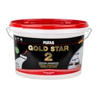 Краска акрилатная супербелая Pufas Gold Star 2 глубоко матовая (2,7 л)