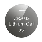 Элемент питания литиевый, тип CR2032, дисковый (таблетка), 3 В, 220 мА*ч