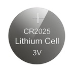 Элемент питания литиевый, тип CR2025, дисковый (таблетка), 3 В, 160 мА*ч