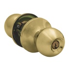 Защелка дверная SCHLOSS 42012 KL-01 с ручкой шар ключ/фиксатор золото (30)
