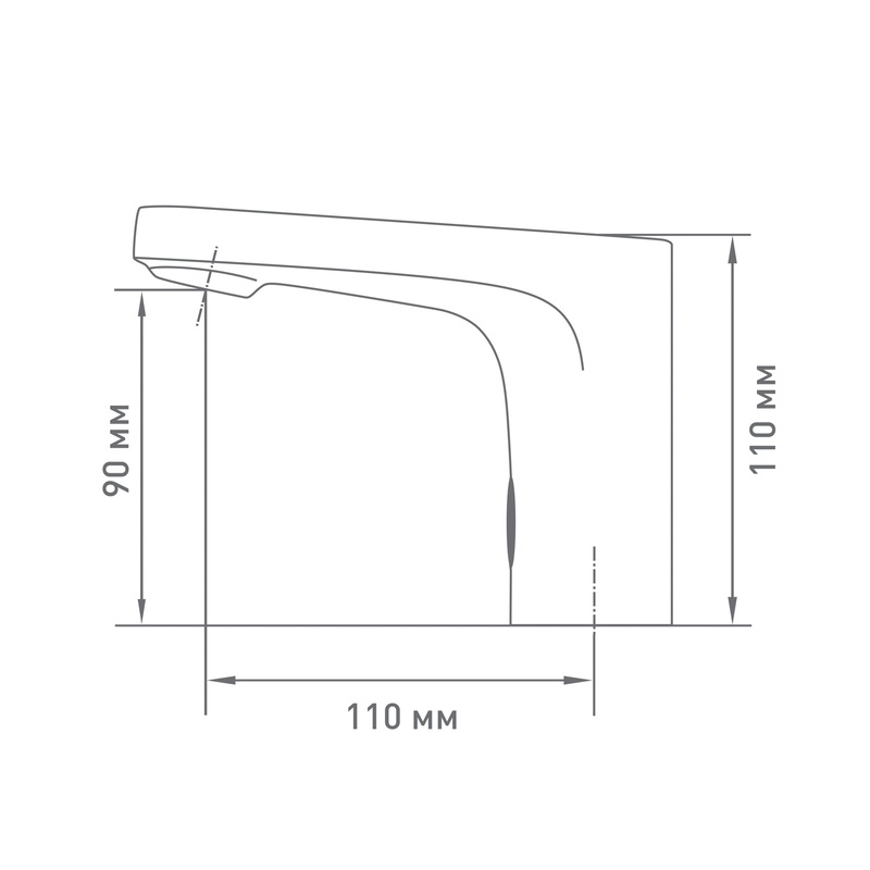 Смеситель для раковины Mix&Fix Flash 5103-01 сенсорный с терморегулятором