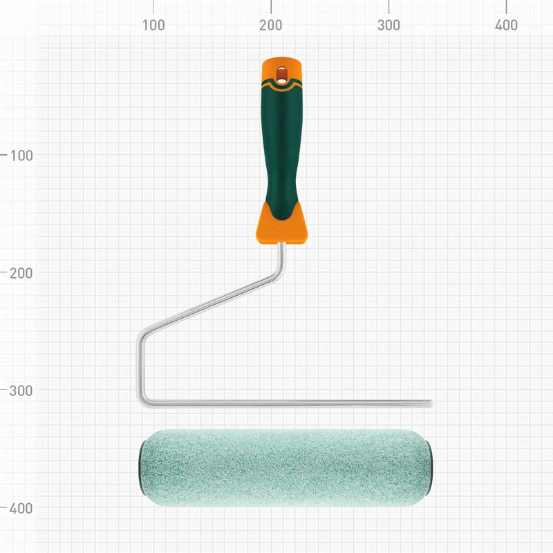 Валик Варяг 32844 микроволокно с бюгелем, ворс 12 мм, 250 мм