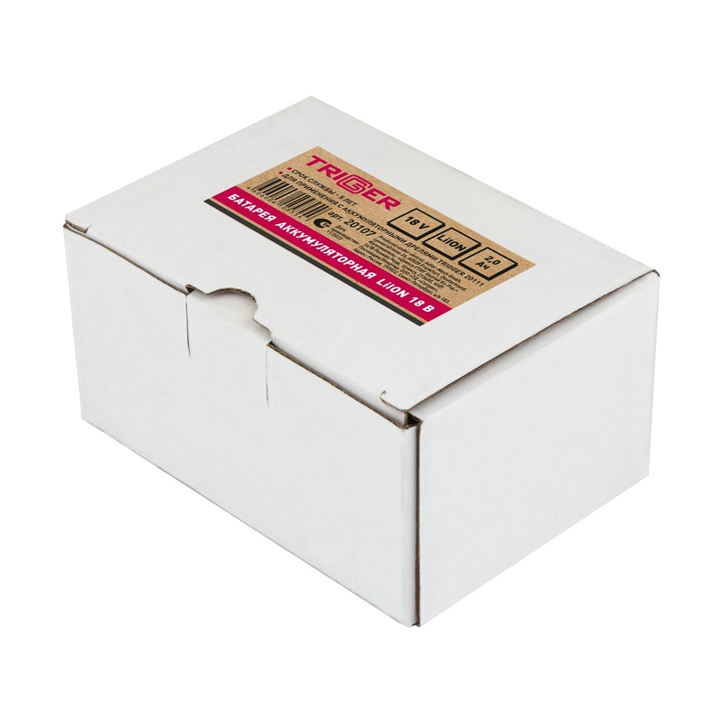 Батарея аккумуляторная Trigger 20107, для артикула 20111, слайдер, Li-ion 18V