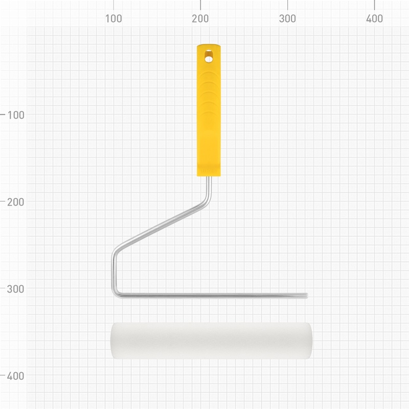 Валик Biber 31564, поролон, с бюгелем 230 мм