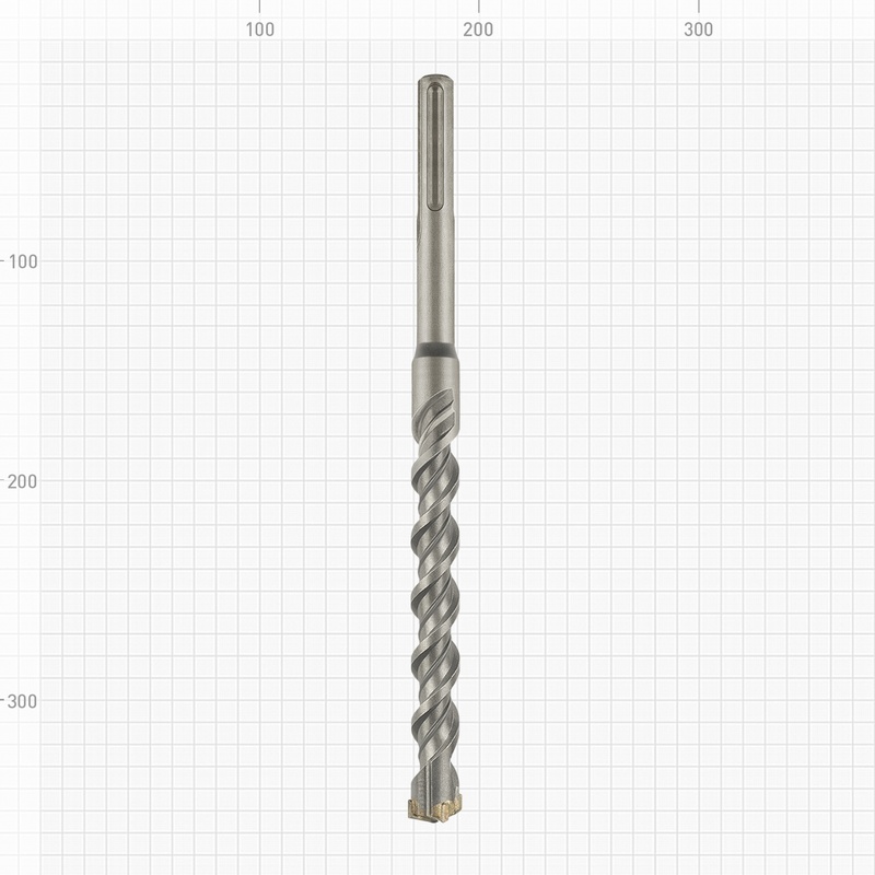 Бур Trigger 88009 SDS-Max (двойная спираль, 4 резца), 25х215/340 мм