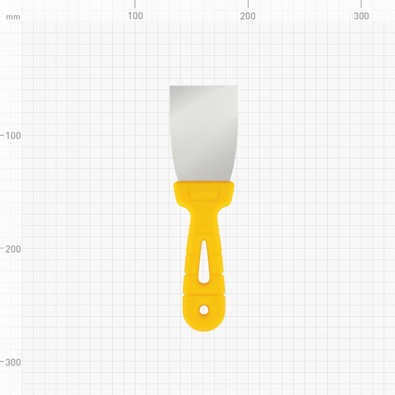Шпатель фасадный Biber 35172 МАСТЕР 60 мм