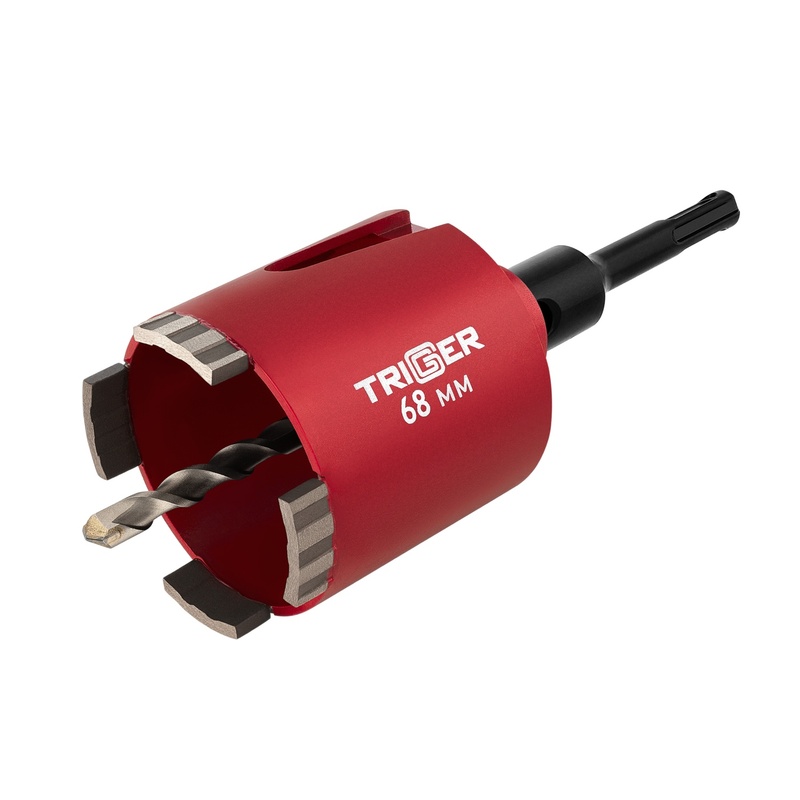 Коронка алмазная Trigger 78073 SDS+ 68 мм