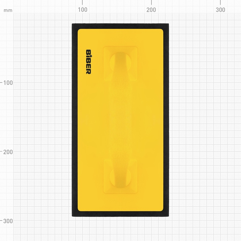 Терка Biber 35501 с резиновым покрытием 280х140 мм