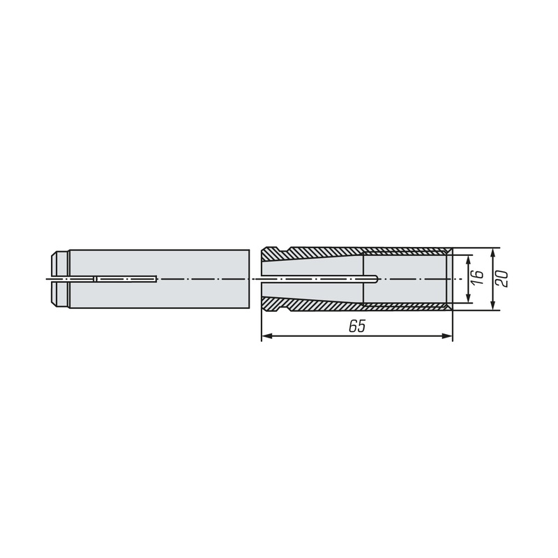 Анкер забивной SWFS М16 (1 шт)