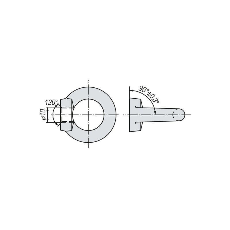Рым-гайка SWFS DIN582 М10 (25 шт)