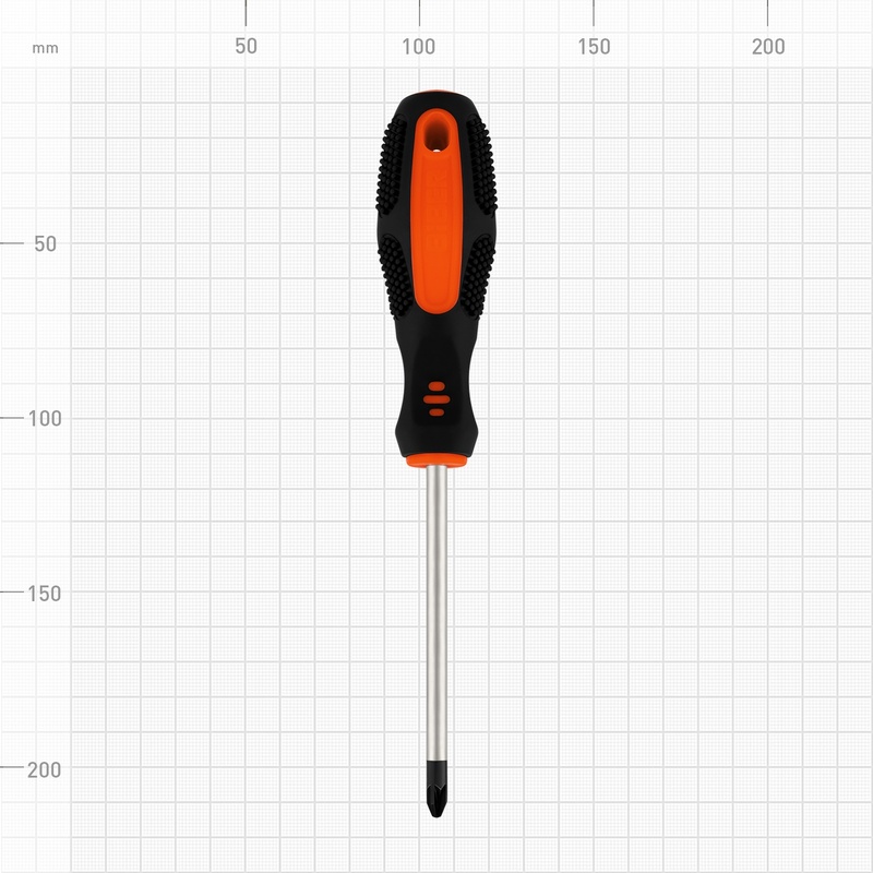 Отвертка Biber 86026 Крафтер PZ 2х100 мм