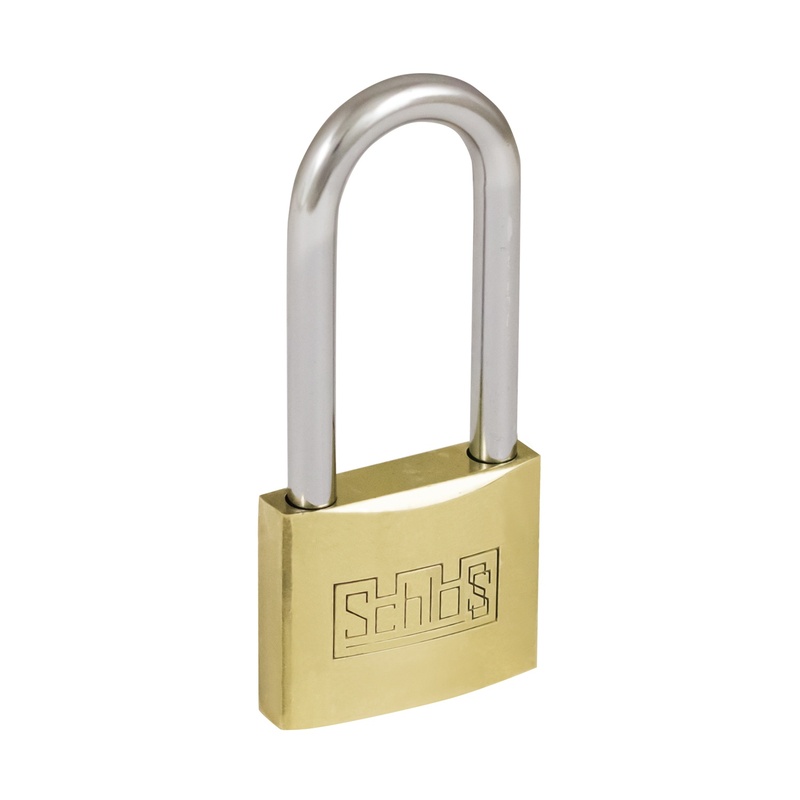 Замок навесной SCHLOSS PL-07/40-L латунь (78015)