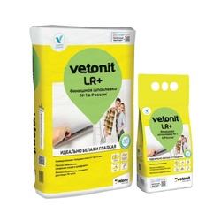 Шпаклевка финишная Vetonit LR+ для сухих помещений, 20 кг