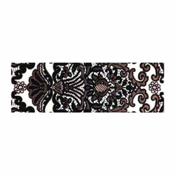 Бордюр Керамин Органза 5, коричневый, 400х132х8 мм