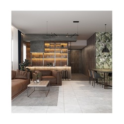 Плитка напольная Axima Куба, серая, 400х400х9 мм