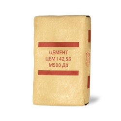 Цемент ЦЕМ I 42,5Б, М-500, Д0 (50 кг)