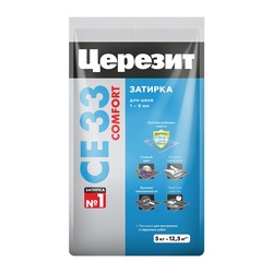 Затирка Церезит CE 33 S №58 темно-коричневый, 5 кг