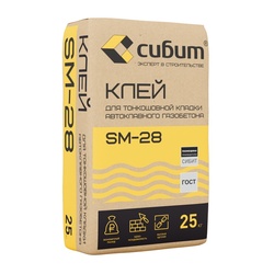 Клей для газобетона, 25 кг