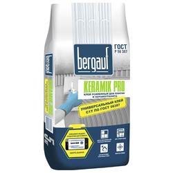 Клей для плитки Bergauf Keramik Pro / Керамик Про С1 Т, усиленный (5 кг)