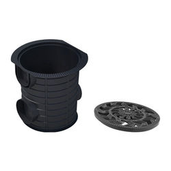 Дождеприемник в сборе Standartpark с пластиковой решеткой, d=327 мм, h=310 мм