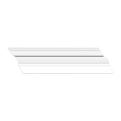 Плинтус потолочный Плинтекс I50/50 A2, 50х50х2000 мм