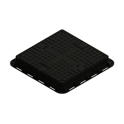 Люк пластиковый Стандартпарк 35487-20, 600х600 мм, черный