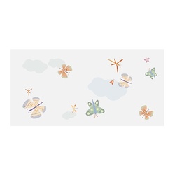 Декор настенный Kerabel Зоопарк Бабочки, 200х400х7,5 мм (пр-во БКСМ)