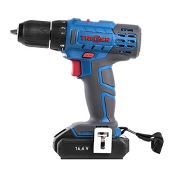 Дрель-шуруповерт Trigger 20102, 2 аккумулятора Li-ion (1,5Ач), 14,4V, 10 мм, 35 Нм, слайдер, кейс
