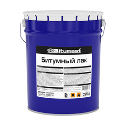 Лак битумный Bitumast, металлическое ведро, 21,5 л