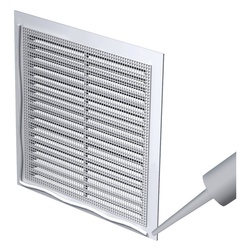 Решетка Наш Вент 192х192 мм МВ 150-1с, с москит. сеткой