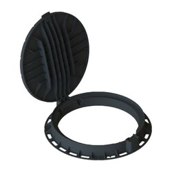 Люк пластиковый Стандартпарк 35188-80Л, черный