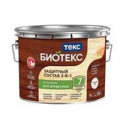 Антисептик Текс Bioteks состав 2в1 беленый дуб (9 л)