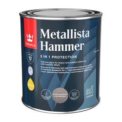 Краска по ржавчине Tikkurila/Tikkivala Metallista Hammer HC глянцевая (0,8л)