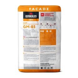 Клей для наружной теплоизоляции Gerkules GM-85, 25 кг